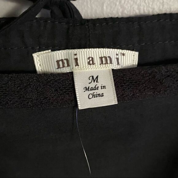 NWT Francesca’s Miami Women’s Embroidered Mini Dress in Black‎ Size Medium - Picture 5 of 7